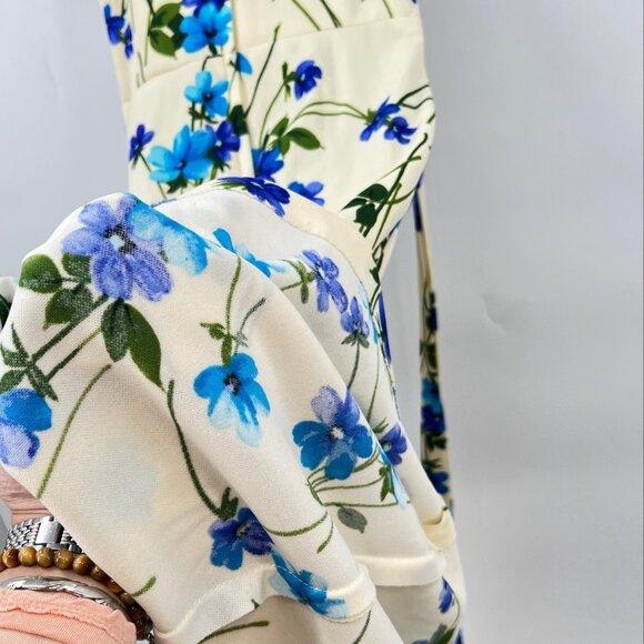 Vintage Nancy G Floral Maxi Dress - Picture 8 of 9